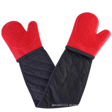 Guantes de cocción larga guantes de horno de barbacoa